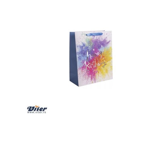  Viter kesa happy birthday in spilled paint p ( 370326 ) Cene