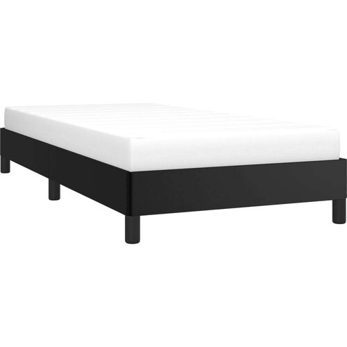  Za krevet crni 90x200 cm od umjetne kože Slike