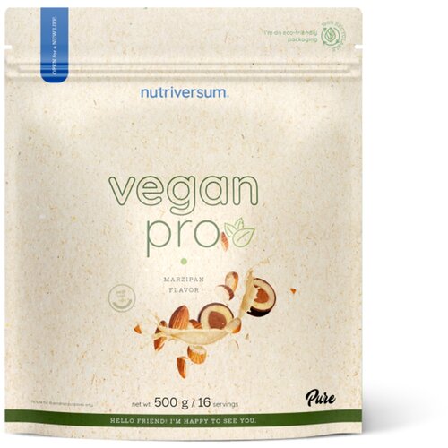 NUTRIVERSUM vegan pro protein marcipan, 500g Cene