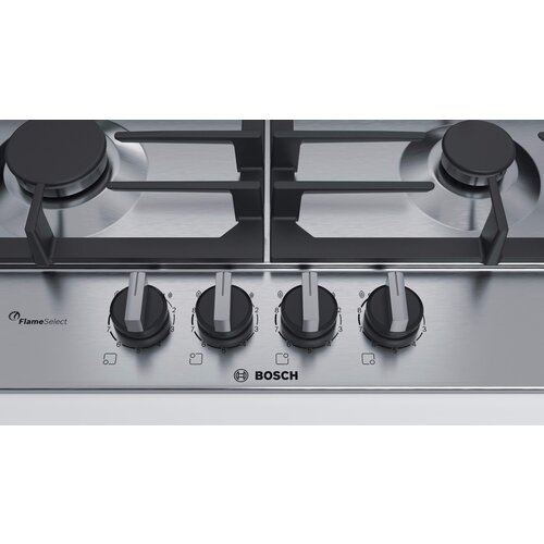 Bosch series 6, gas hob, 60 cm, stainless steel, PCP6A5B90 Cene
