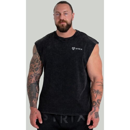 STRIX Tank Top Washed Black Slike