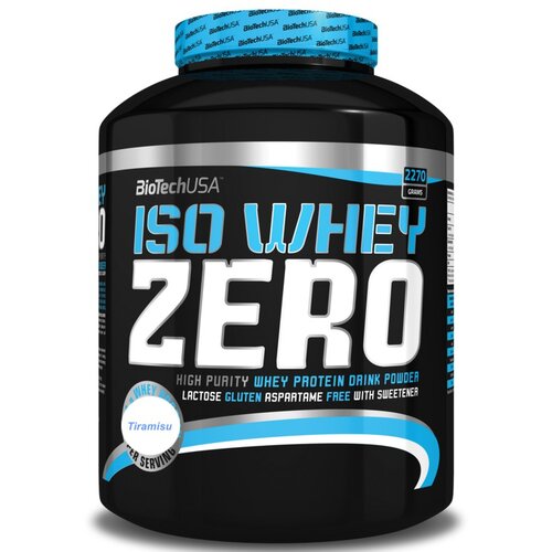 Biotechusa Iso Whey protein Zero, Tiramisu, 2.27kg Cene