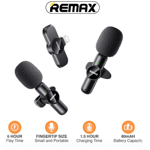 Remax Mikrofon Ryusic K10 iPhone crni Cene