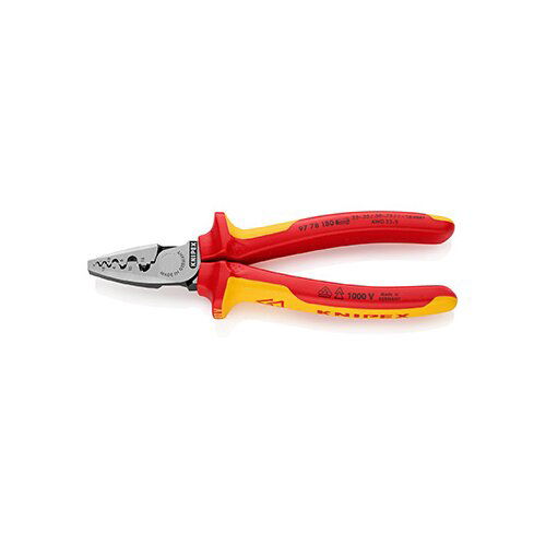 Knipex klešta za krimpovanje hilzni (kablovskih završetaka) 1000V vde 180mm 97 78 180 Slike