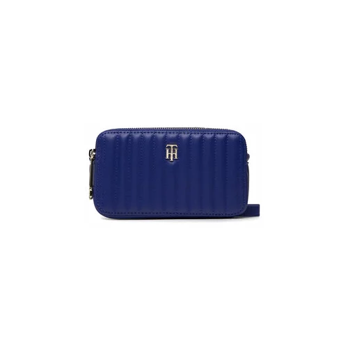 Tommy Hilfiger Ročna torba Th Timeless Camera Bag Quilted AW0AW13143 Modra