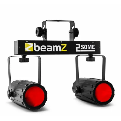 Beamz 2-Some, komplet dveh LED reflektorjev v RGBW z mikrofonom