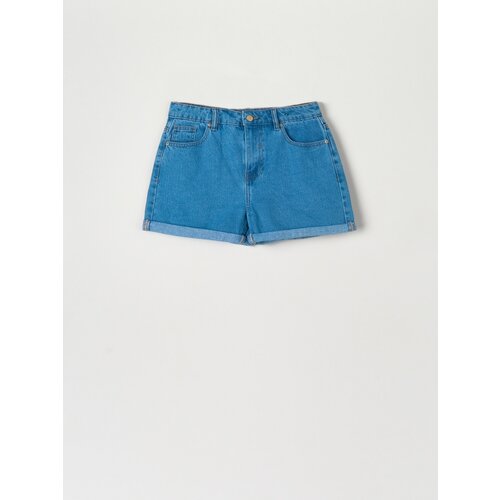 Sinsay ženske high waist mom kratke hlače od trapera 0392U-55J Slike