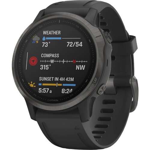 Garmin Multi&amp;scaron;port GPS ura Fenix 6S Sapphire Carbon Gray Antracitno siva Slike