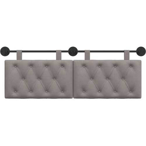  Držeće uzglavlje Zidne Sivo-smeđa 150 x 55 x 7 cm tkanina - Sivo-smeđa 140 cm bez LED Slike