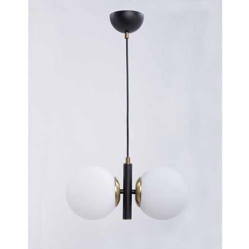 Squid Lighting črna/bela viseča svetilka s steklenim senčilom monera Cene