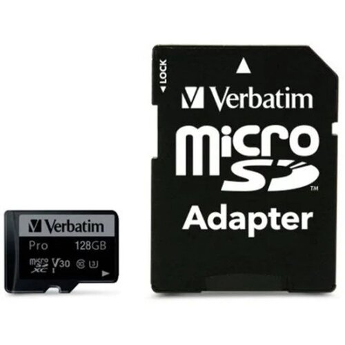 Verbatim Memorijska kartica MicroSD PRO U3 128GB Cene