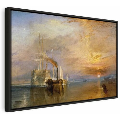  Slika - William Turner &ndash; The Fighting Temeraire 120x80 U crnom drvenom okviru Cijene