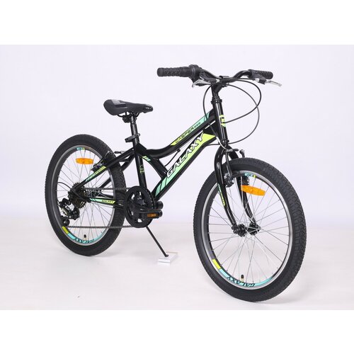 Mega Favorit Bicikl CASPER 200 20"/6 crna/zelena/žuta Cene