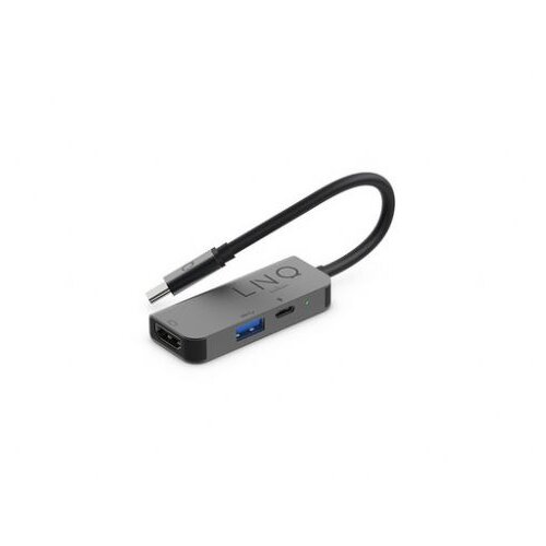 LINQ priključna postaja 3 in 1, usb-c, hdmi 4K 60Hz, usb-c pd 100W, usb 3.2 Gen1, LQ48000 Cene
