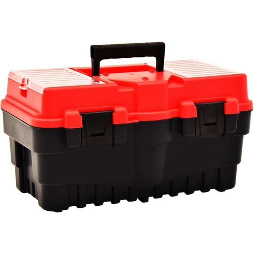 vidaXL Škatla za orodje plastična 462x256x242 mm rdeča Cene