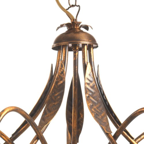 ONLI luster na lancu doppio giro 5xE14/6W/230V u bronzanoj boji Slike