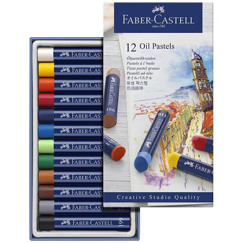 Faber-Castell Uljane pastele Gofa set - 12 boja (Faber Castel - Uljane pastele) Cene