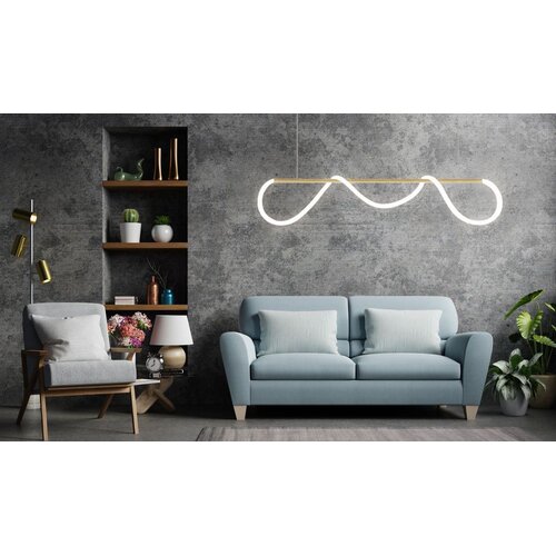 Toolight APP854-CP long gold led stropna svjetiljka Slike