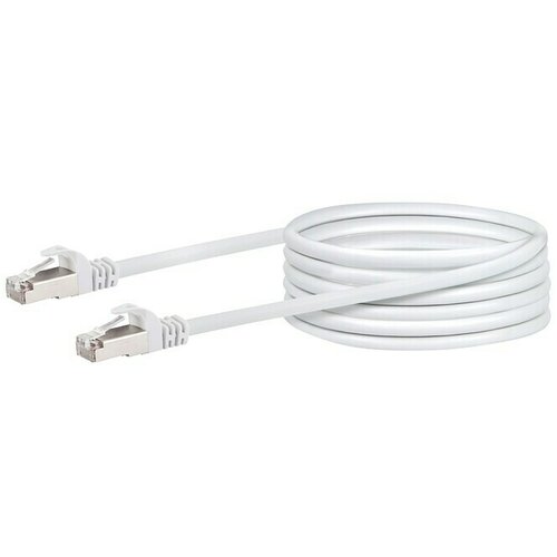 SCHWAIGER Mrežni kabel (CAT6, Duljina: 10 m, Bijele boje, RJ45 utikač, Do 1 GBit/s) Cijene