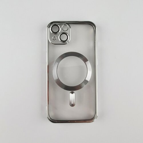 Silikonska futrola magsafe iphone 13 silver Slike