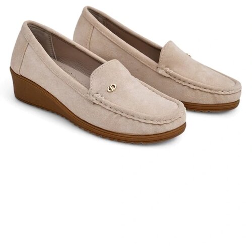 Resti Women's moccasins on a low wedge Lepolt Cene