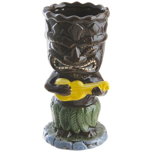 ich-zapfe Tiki skodelica Ukulele 400 ml, keramična rjava za kavo in čaj, (5000222629) Cene