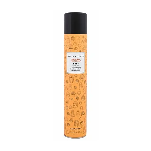 Alfaparf style stories original hairspray lak za lase močna 500 ml