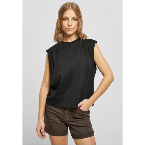 UC Ladies Women&amp;#039;s organic top with heavy pleated shoulder in black Slike