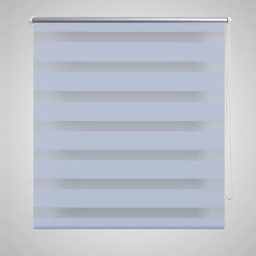 VidaXL Rolo bijele zavjese sa zebrastim linijama 80 x 150 cm Slike