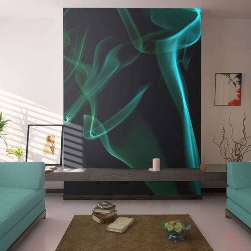  Tapeta - Blue smoke waves 200x154 Slike