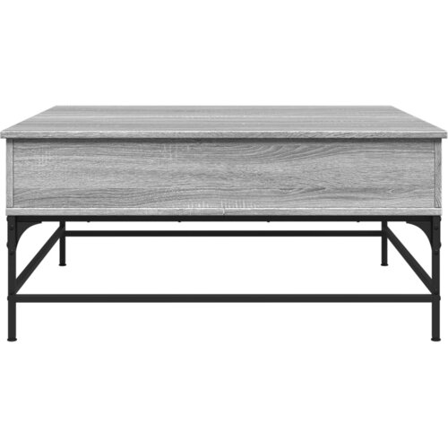  Stolić za kavu siva boja hasta 95 x 95 x 45 cm od drva i metala Slike
