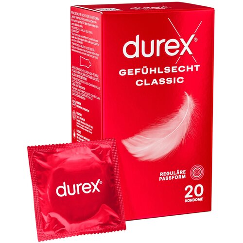 Durex Gef&uuml;hlsecht Classic - 20 Stk Cene