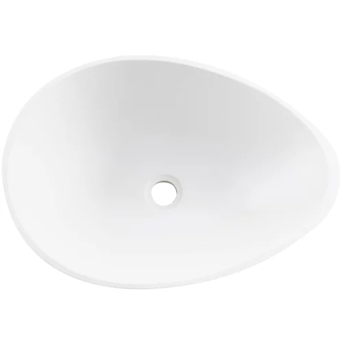 Sodo nasadni umivaonik (Š x D: 53 x 38 cm, Bijela boja)