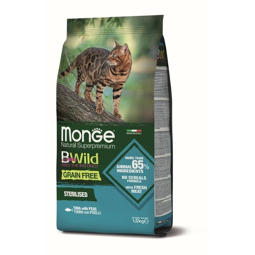 Monge bwilld hrana za odrasle mačke, meso inćuna, 1.5kg Cene
