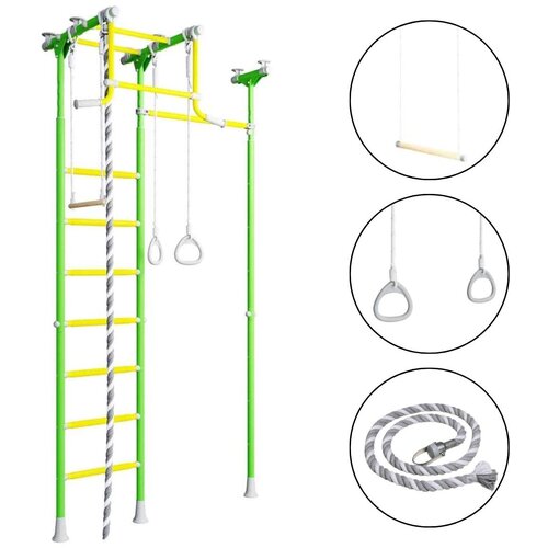 Monkey Gym Telovadna, &scaron;vedska lestev za dom Jupiter - svetlo zelena, (5000077554) Cene