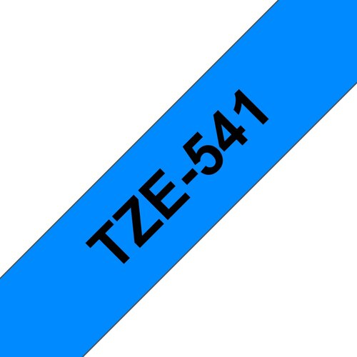 Brother Tze-541 združljiv laminirani trak - 18 mm X 8 metrov črno/moder, (21405041) Cene