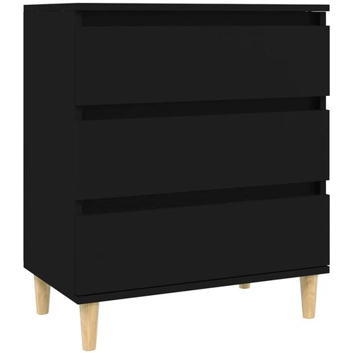 Maison Chic Komoda - Predalnik črna 60x35x70 cm inženirski les, (21715976) Cene