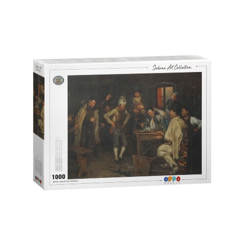 Oddo Slagalica Serbian Art Collection, Stevan Aleksić, Veseli Banaćani, 1000 delova Cene