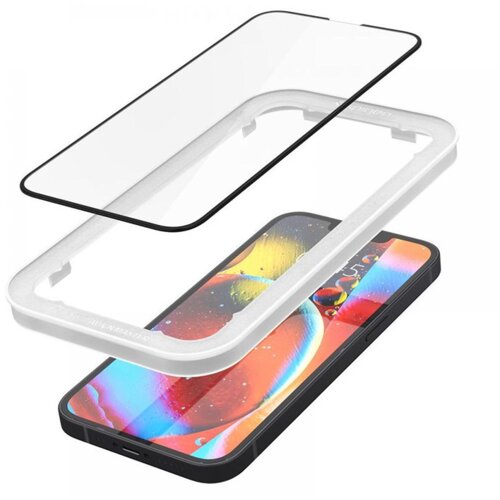 Spigen ALM GLASS FC KALJENO STEKLO ZA IPHONE 13 13 PRO 14 ČRNO, (22002025) Cene