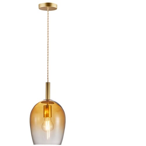 Nordlux visilica na sajli UMA 1xE27/40W/230V prečnik 18 cm braon/dimljeno Slike