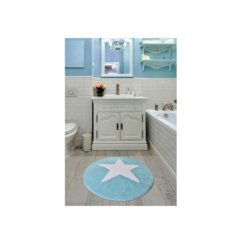 Lessentiel Maison All Star tepih za kupatilo, 90cm, tirkiz Cene
