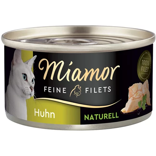 Miamor Ekonomično pakiranje Feine Filets Naturelle 24 x 80 g - Piletina