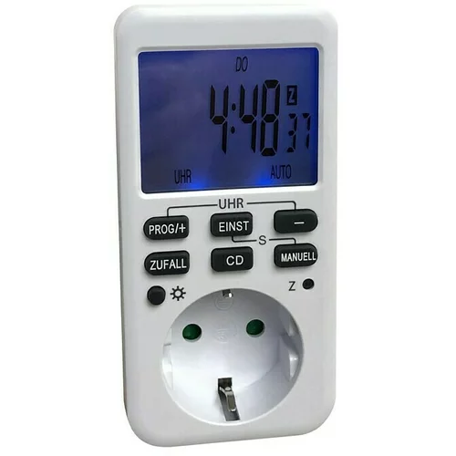 VOLTOMAT Digitalni vremenski programator (Digital, Bijele boje, Maksimalna priključna snaga: 3.600 W)