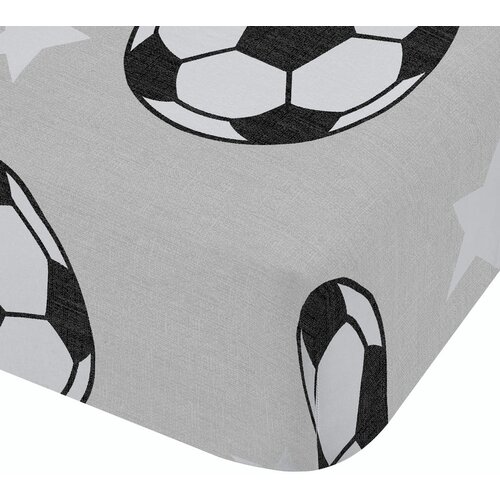 Catherine Lansfield Flanelska dječja plahta za dječji krevetić 70x140 cm Football Stars – Cijene