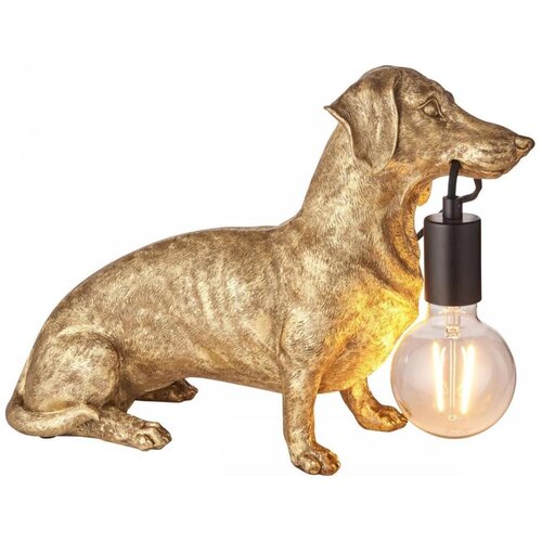  Endon 101187 - Stona lampa DACHSHUND 1xE27/10W/230V zlatna Cene