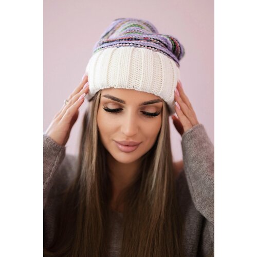 Kesi Women's cap Feba K330 ecru+purple Cene