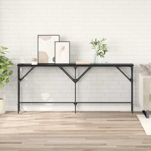  Konzolna stolica Crni hrast 180 x 30 x 75 cm Konstruirano drvo Cene