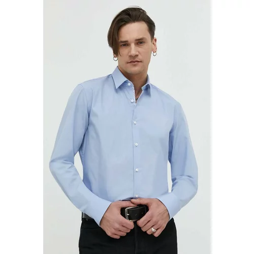 Hugo Pamučna košulja za muškarce, slim, s klasičnim ovratnikom