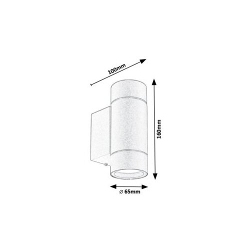 Rabalux spoljna zidna lampa phoenix 2xGU10 8119 Slike