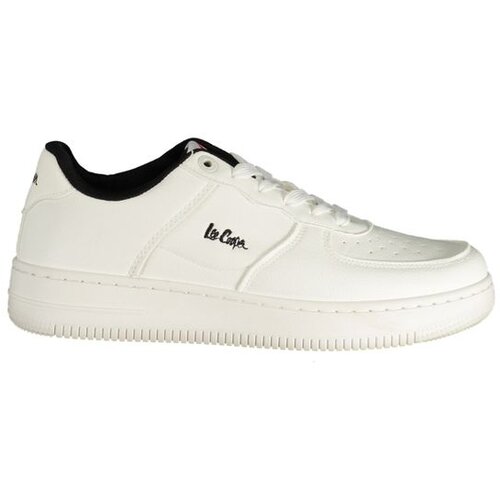 Lee Cooper mu&amp;scaron;ke tenisice LCM628705 s plavim detaljima bijele Slike